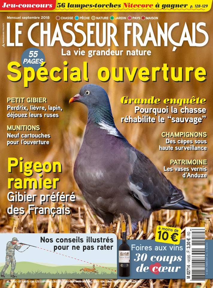 Le Chasseur français 28 août 2018 Abonnement Le Chasseur français Pas Cher avec le BOUQUET ePresse.fr