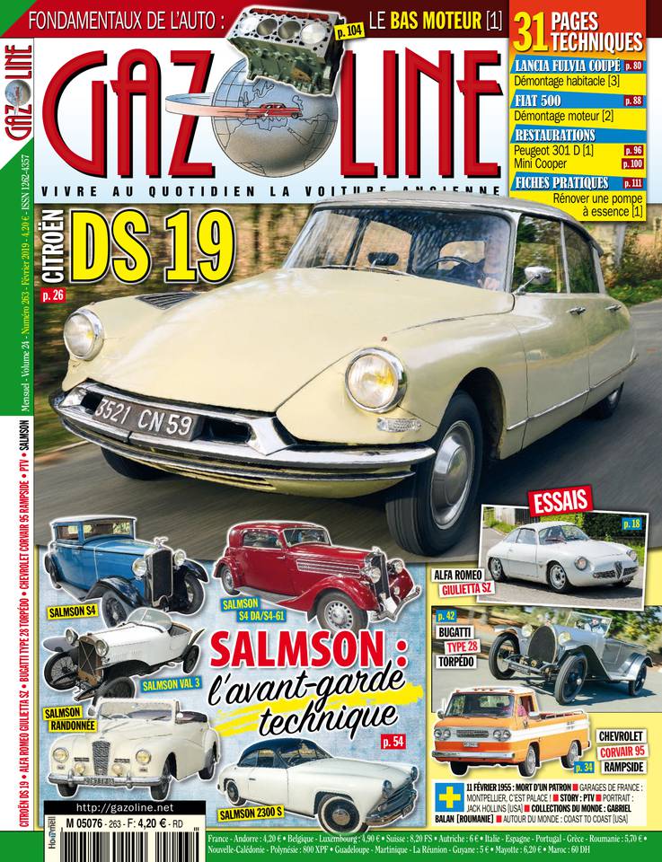 Gazoline 14 janvier 2019 Abonnement Gazoline Pas Cher avec le BOUQUET ePresse.fr