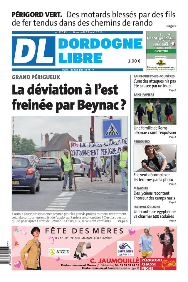 La Dordogne Libre 22 mai 2019 Abonnement La Dordogne Libre Pas Cher avec BOUQUET INFO ePresse.fr