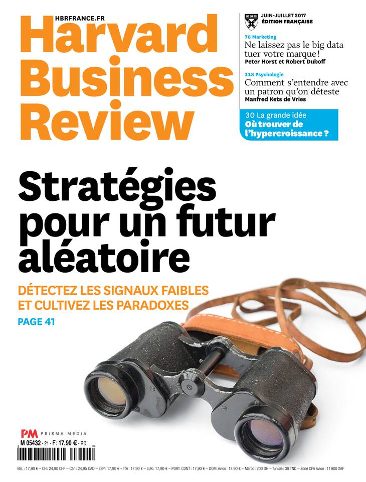 Harvard Business Review 11 mai 2017 Abonnement Harvard Business Review Pas Cher avec l’OFFRE ePresse.fr