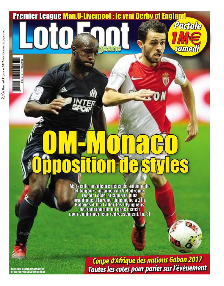 Loto Foot Magazine 11 janvier 2017 Loto Foot Magazine du 11 janvier 2017 à télécharger sur iPad