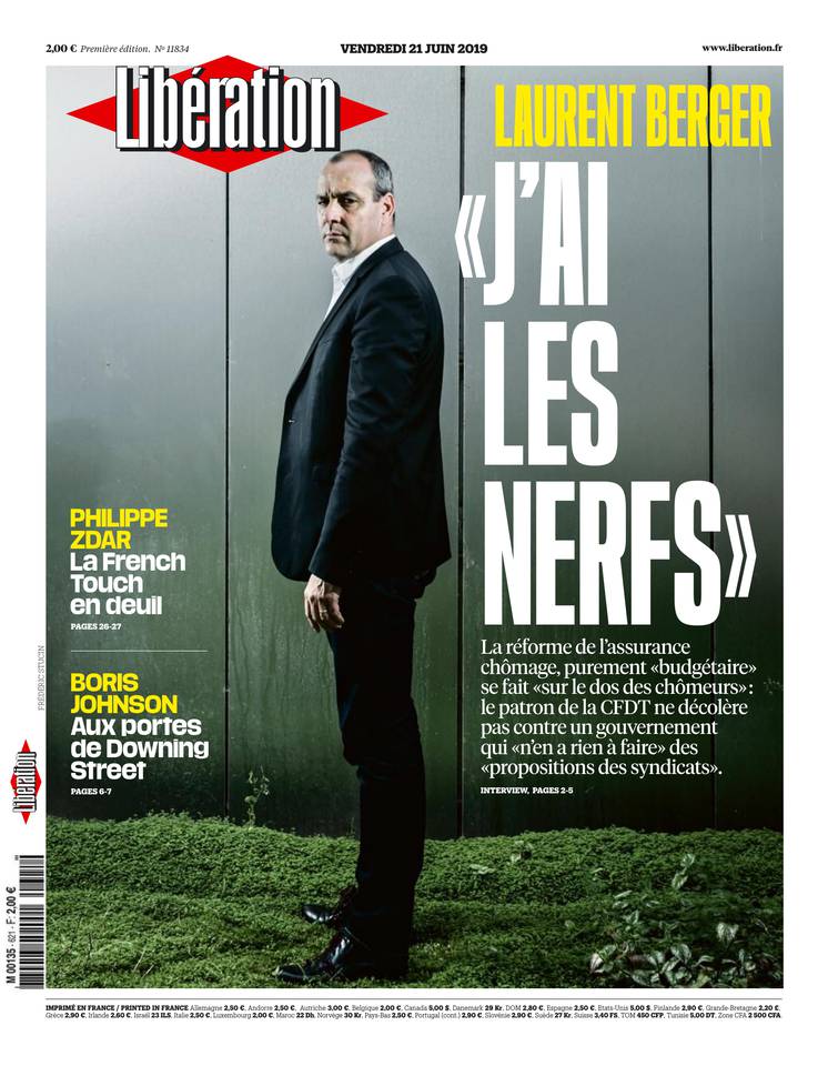 Libération 21 juin 2019 Libération du 21 juin 2019 à télécharger sur iPad