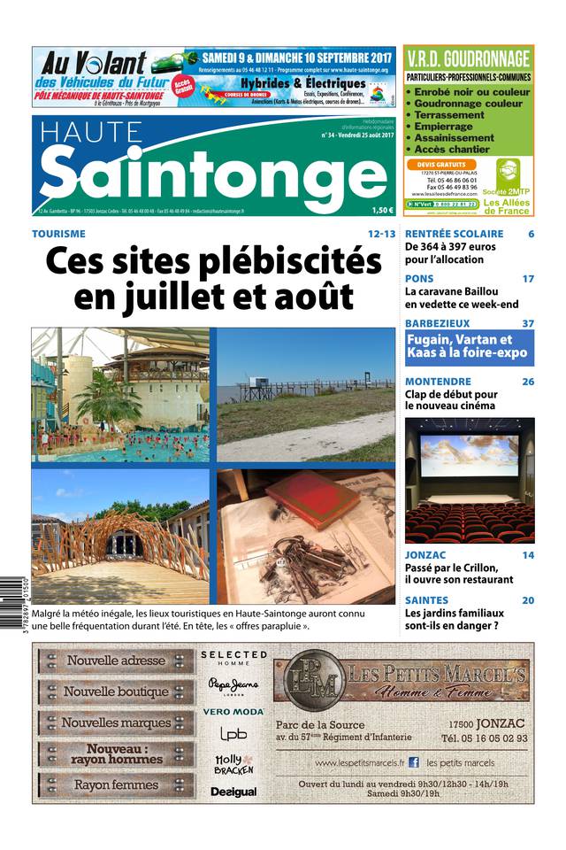Haute Saintonge 24 août 2017 Haute Saintonge du 24 août 2017 à télécharger sur iPad