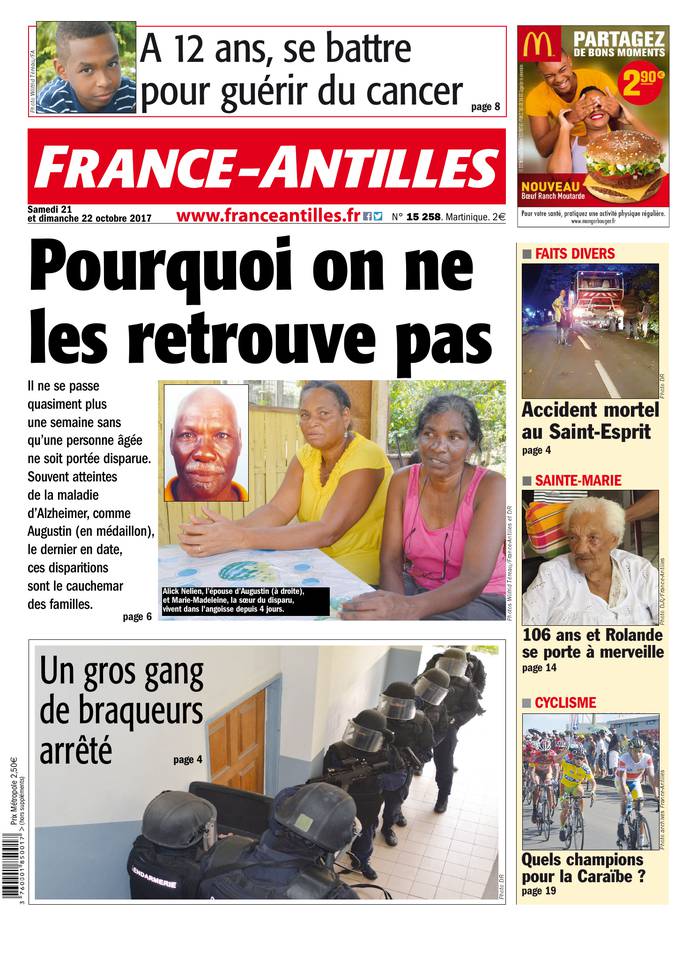 France-Antilles Martinique 21 octobre 2017 Abonnement France-Antilles Martinique Pas Cher avec le BOUQUET ePresse.fr