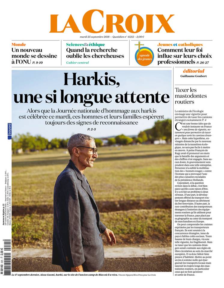 La Croix 25 septembre 2018 La Croix du 25 septembre 2018 à télécharger sur iPad