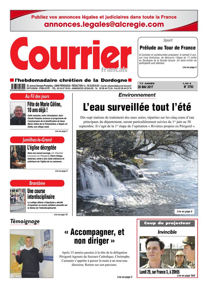 Courrier Français 26 mai 2017 Courrier Français du 26 mai 2017 à télécharger sur iPad