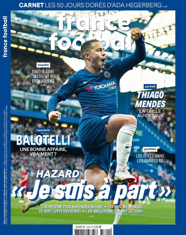 France Football 22 janvier 2019 France Football du 22 janvier 2019 à télécharger sur iPad