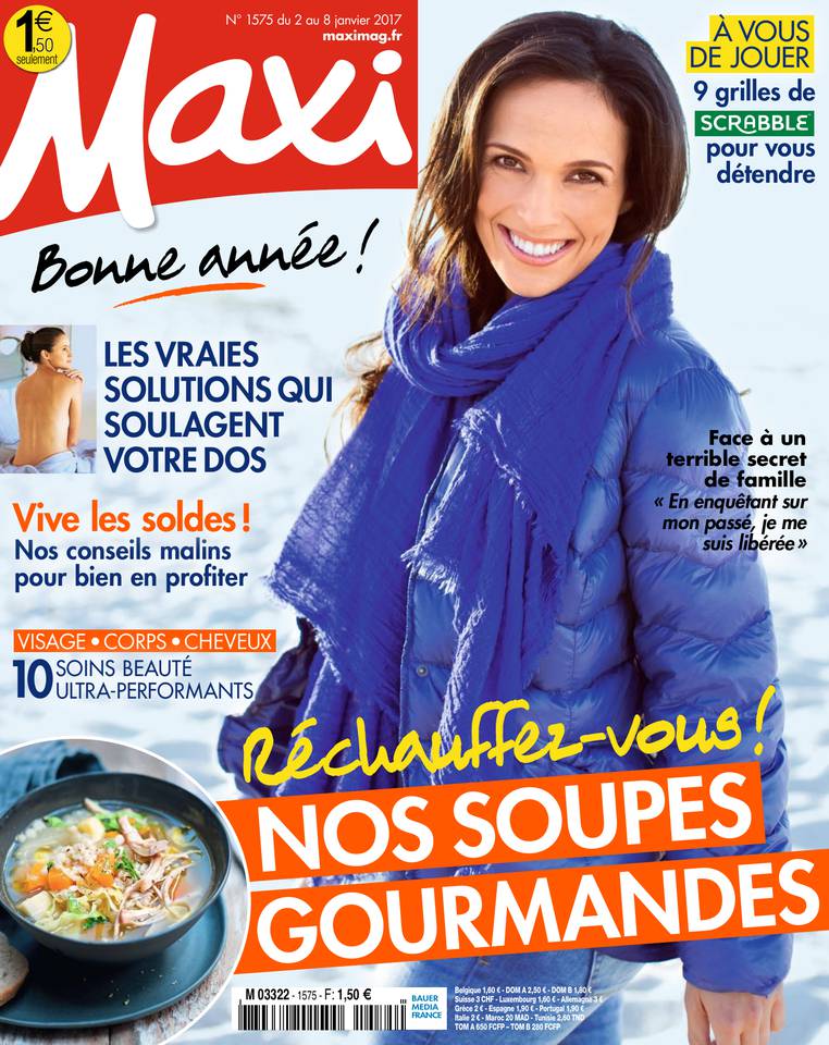 MAXI 02 janvier 2017 MAXI N°1575 du 02 janvier 2017 à télécharger sur iPad