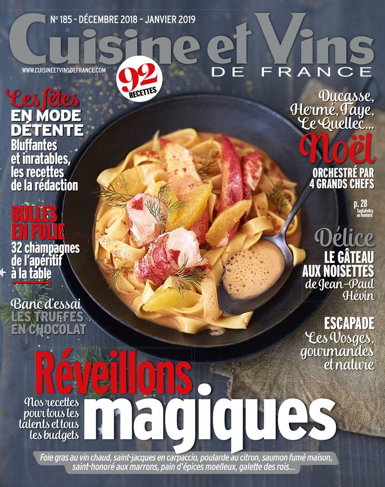 Cuisine et Vins de France 07 novembre 2018 Abonnement Cuisine et Vins de France Pas Cher BOUQUET ePresse.fr