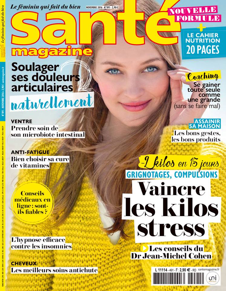 Santé Magazine 04 octobre 2016 Santé Magazine N°491 du 04 octobre 2016 à télécharger sur iPad