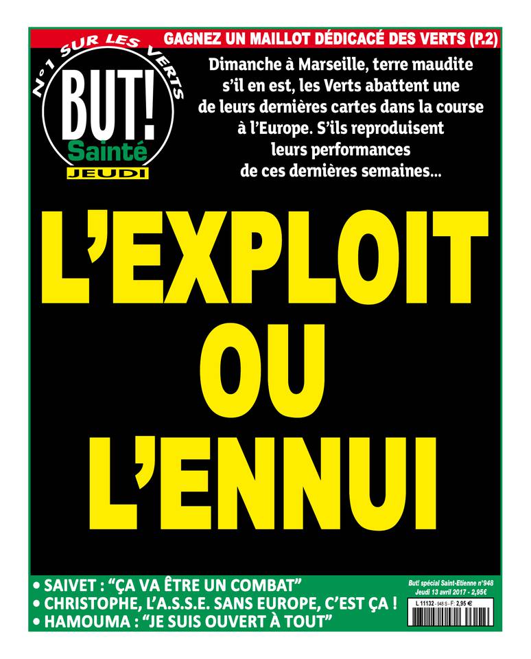 But! Sainté 13 avril 2017 But! Sainté N°948 du 13 avril 2017 à télécharger sur iPad