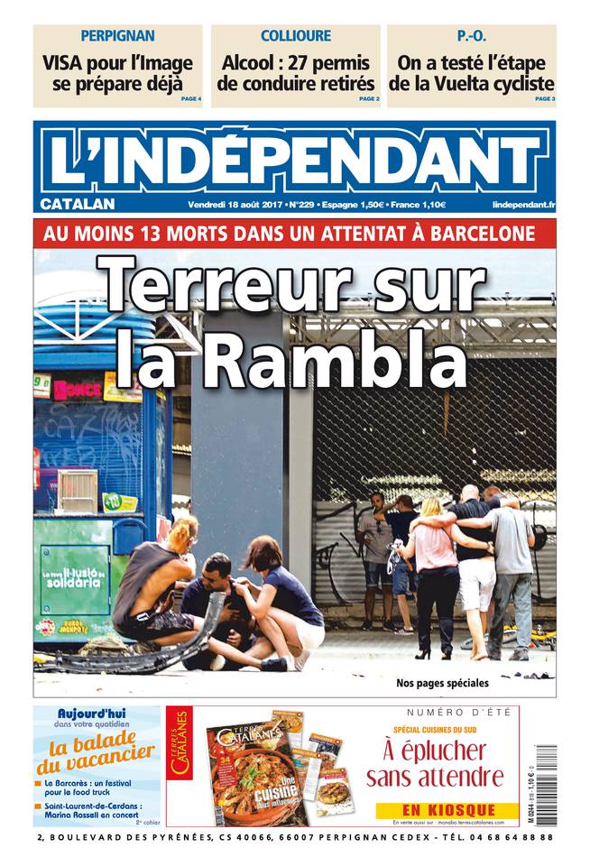 L'Indépendant 18 août 2017 Abonnement L’Indépendant Pas Cher avec BOUQUET INFO ePresse.fr