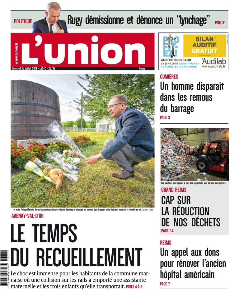 L'Union Ardennes 17 juillet 2019 L'Union Ardennes - Reims du 17 juillet 2019