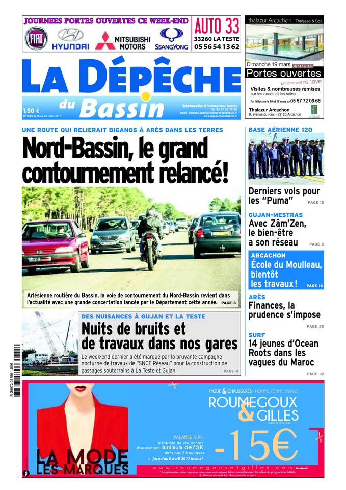 La Dépêche du Bassin 15 mars 2017 La Dépêche du Bassin du 15 mars 2017 à télécharger sur iPad