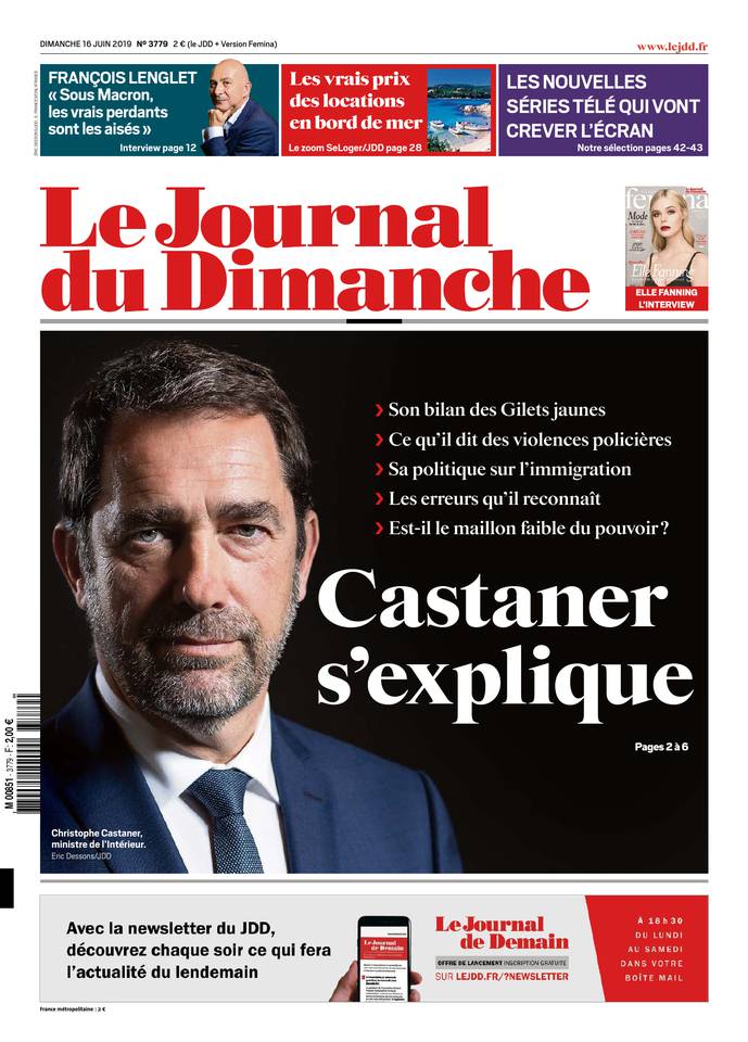 Le Journal du Dimanche 16 juin 2019 Abonnement Journal du Dimanche Pas Cher avec le BOUQUET ePresse.fr