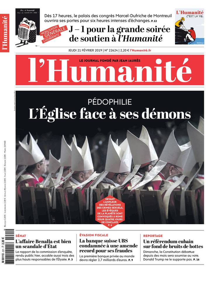 L'Humanité 21 février 2019 Abonnement à L’Humanité Pas Cher avec le BOUQUET INFO ePresse.fr