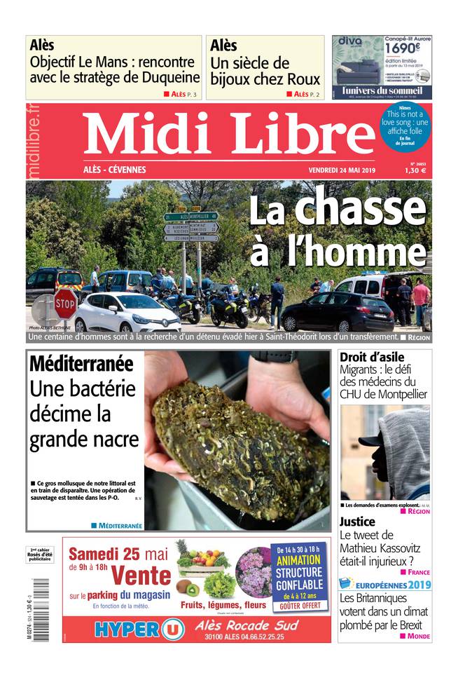 Midi Libre 24 mai 2019 Abonnement à Midi Libre Pas Cher avec le BOUQUET INFO ePresse.fr