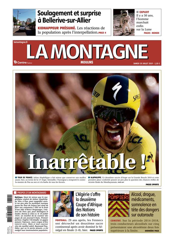 La Montagne 20 juillet 2019 Abonnement La Montagne Pas Cher avec le BOUQUET INFO ePresse.fr