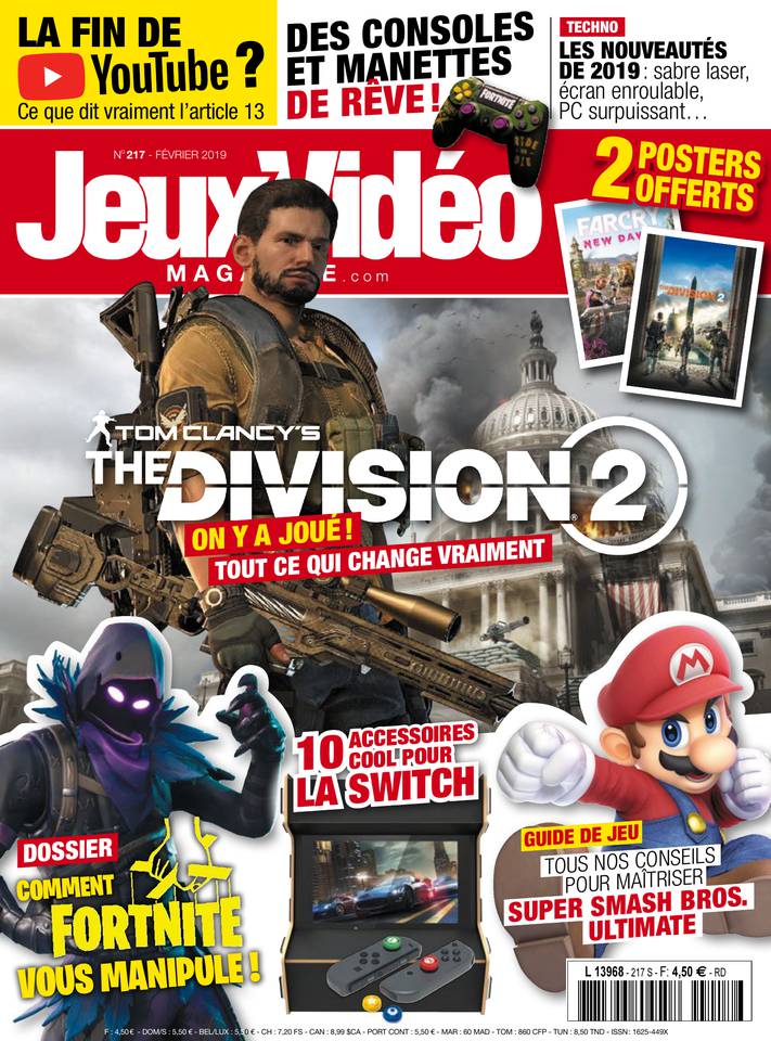 Jeux Vidéo Magazine 29 janvier 2019 Jeux Vidéo Magazine N°217 du 29 janvier 2019 à télécharger sur iPad