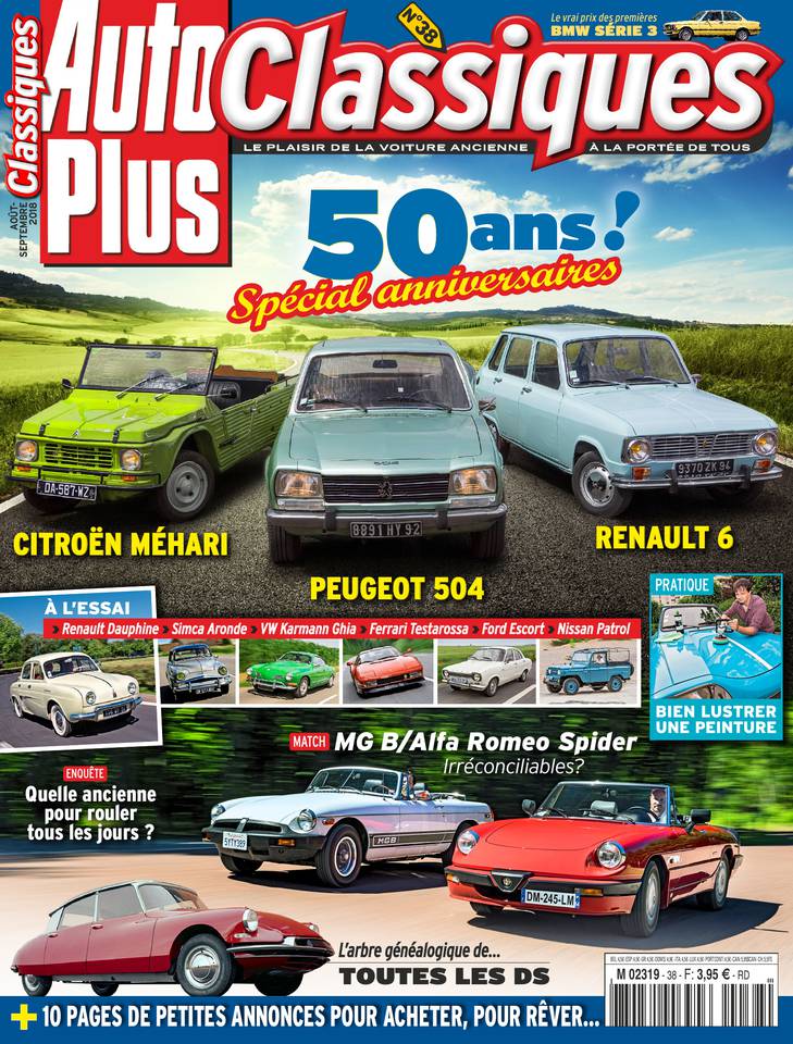 Auto Plus Classiques 02 août 2018 Abonnement Auto Plus Classiques Pas Cher avec le BOUQUET ePresse.fr