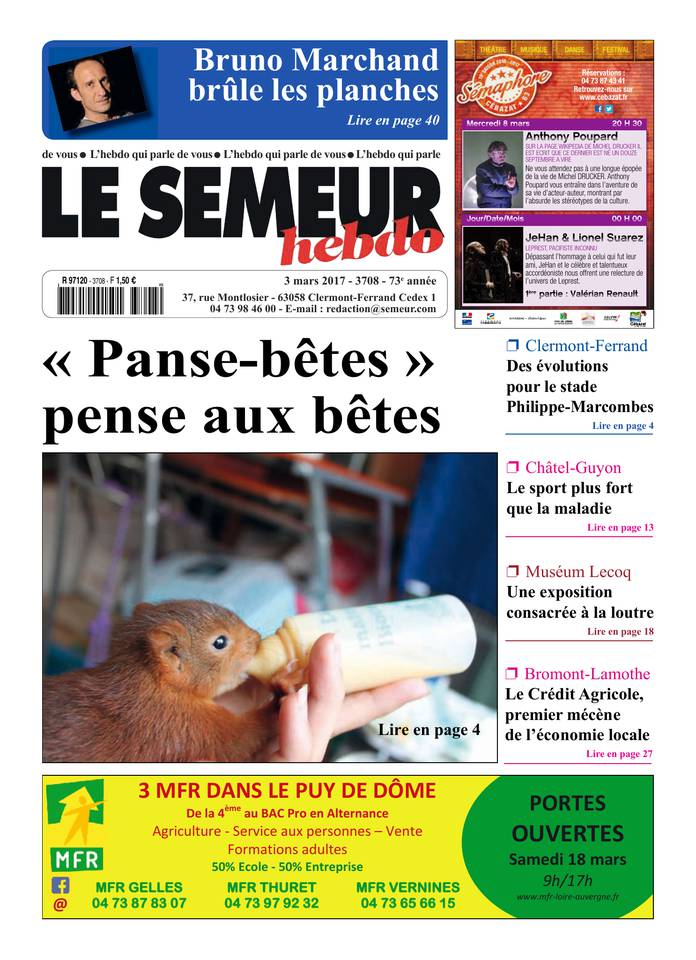 Le Semeur Hebdo 03 mars 2017 Le Semeur Hebdo du 03 mars 2017 à télécharger sur iPad