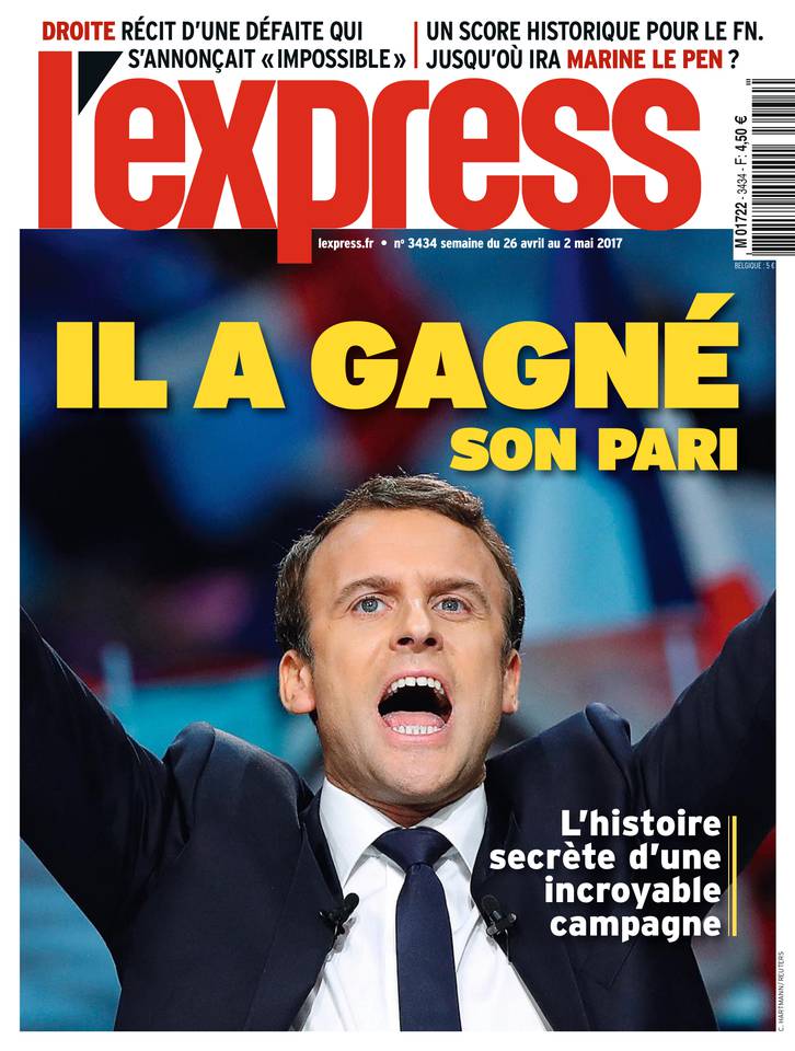 L'Express 26 avril 2017 L'Express N°3434 du 26 avril 2017 à télécharger sur iPad