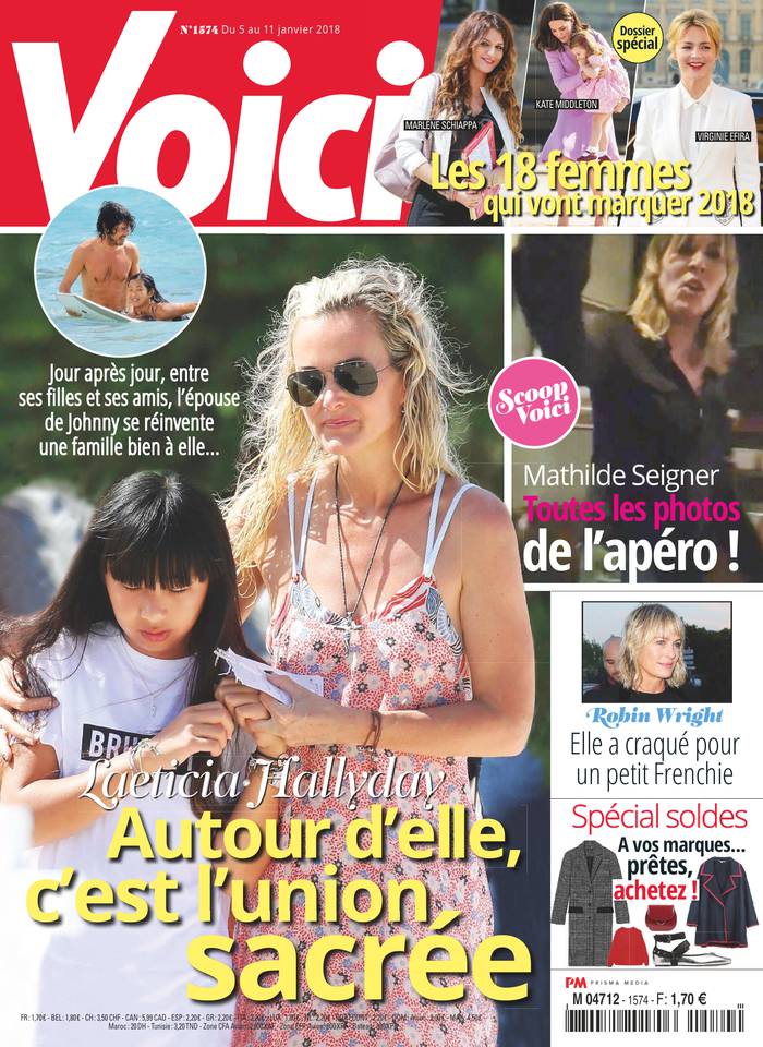 Voici 05 janvier 2018 Voici N°1574 du 05 janvier 2018 à télécharger sur iPad