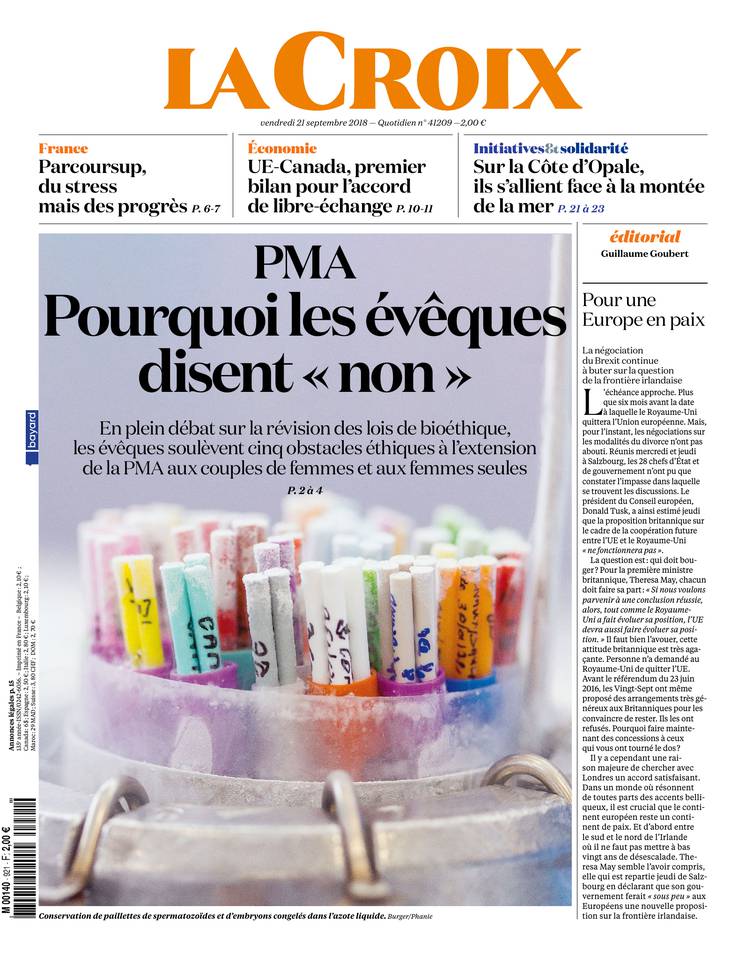 La Croix 21 septembre 2018 Abonnement à La Croix Pas Cher avec le BOUQUET INFO ePresse.fr