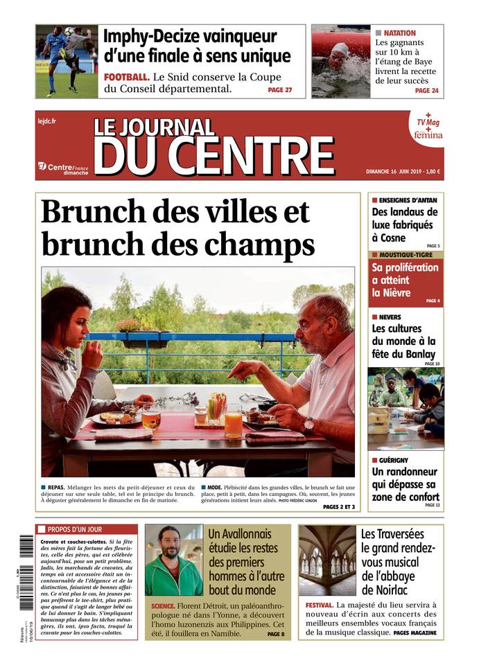Le Journal du Centre 16 juin 2019 Abonnement Journal du Centre Pas Cher avec le BOUQUET ePresse.fr