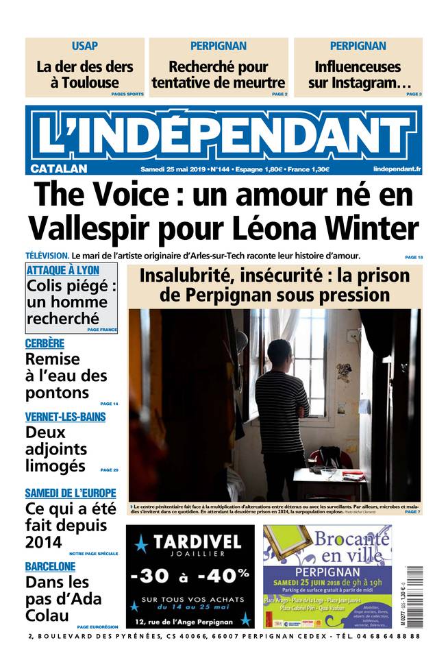 L'Indépendant 25 mai 2019 L'Indépendant du 25 mai 2019 à télécharger sur iPad