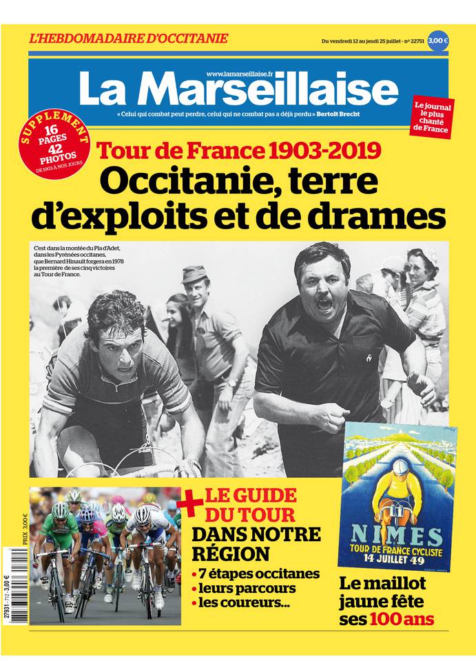 La Marseillaise Languedoc 12 juillet 2019 Abonnement L’Hérault du Jour Pas Cher avec BOUQUET INFO ePresse.fr