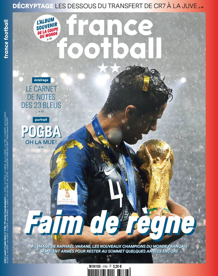 France Football 17 juillet 2018 France Football du 17 juillet 2018 à télécharger sur iPad