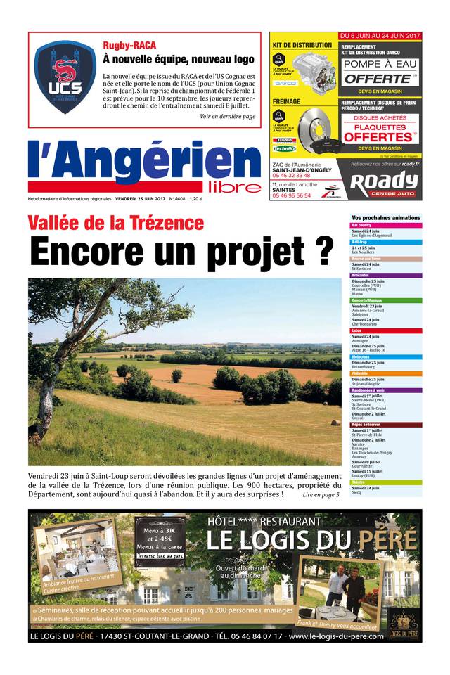 L'Angérien Libre 23 juin 2017 L'Angérien Libre du 23 juin 2017
