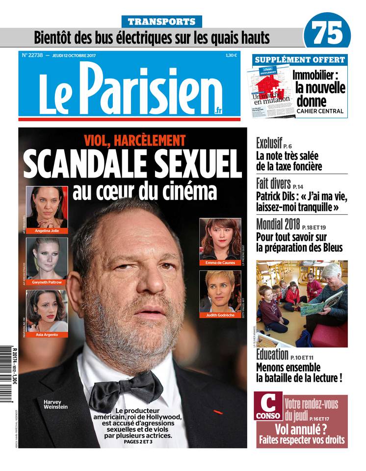 Le Parisien 12 octobre 2017 Le Parisien du 12 octobre 2017 à télécharger sur iPad