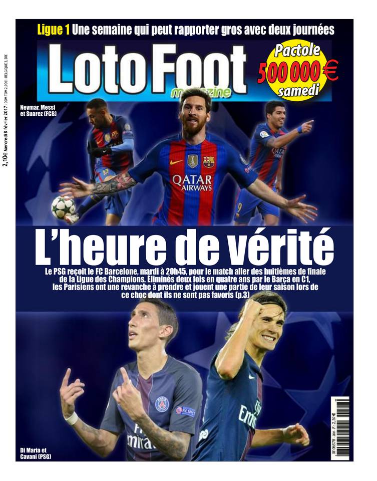 Loto Foot Magazine 08 février 2017 Loto Foot Magazine du 08 février 2017 à télécharger sur iPad
