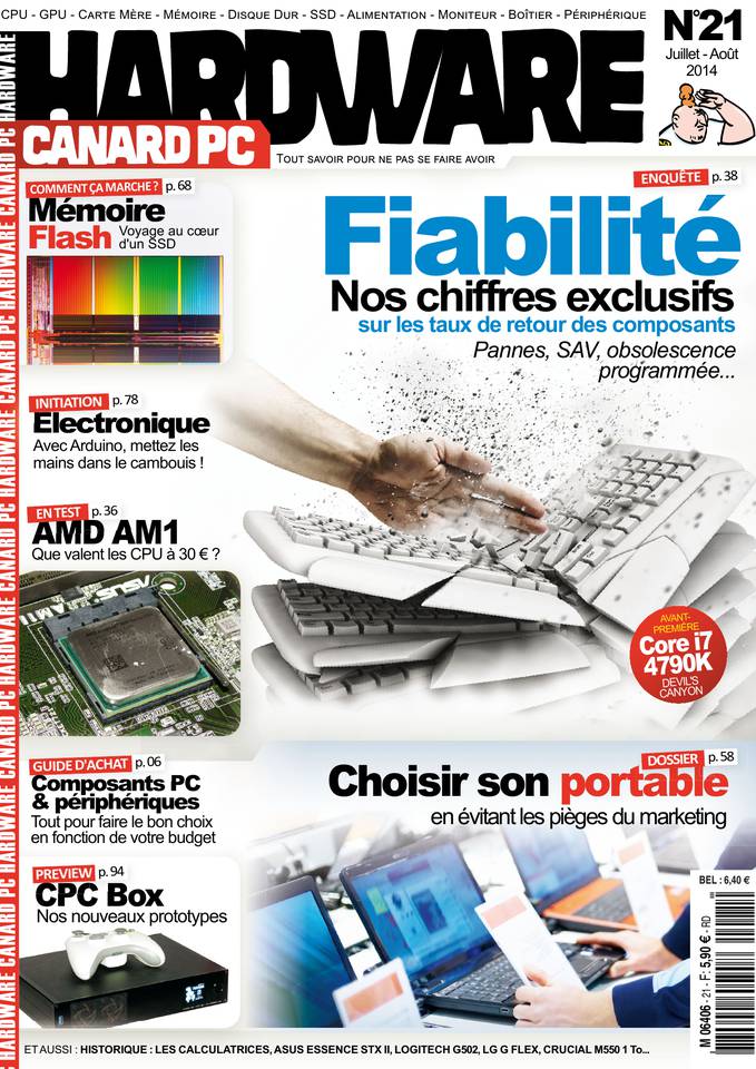 Canard PC Hardware 21 juin 2014 Canard PC Hardware N°21 du 21 juin 2014 à télécharger sur iPad