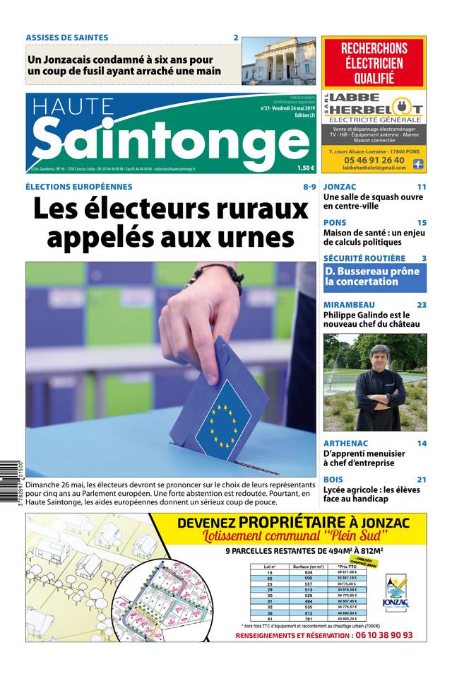 Haute Saintonge 24 mai 2019 Abonnement Haute Saintonge Pas Cher avec BOUQUET INFO ePresse.fr