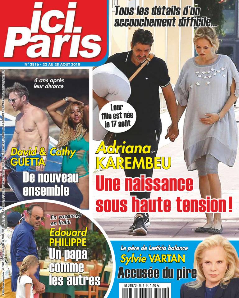 Ici Paris 22 août 2018 Ici Paris N°3816 du 22 août 2018 à télécharger sur iPad