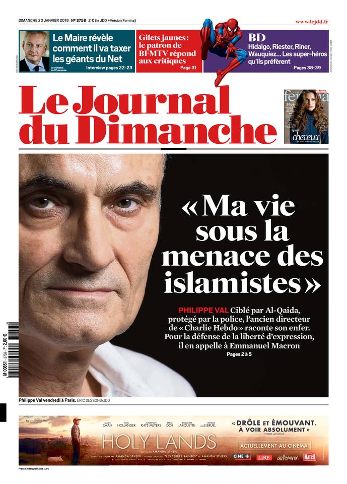 Le Journal du Dimanche 20 janvier 2019 Abonnement Journal du Dimanche Pas Cher avec le BOUQUET ePresse.fr