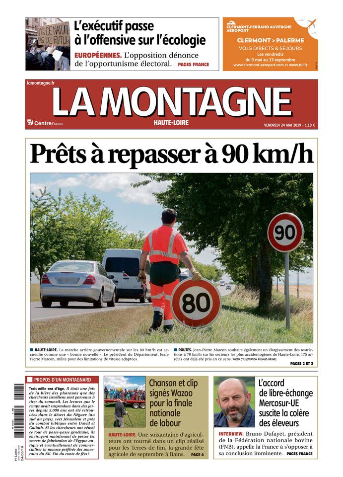 La Montagne 24 mai 2019 Abonnement La Montagne Pas Cher avec le BOUQUET INFO ePresse.fr