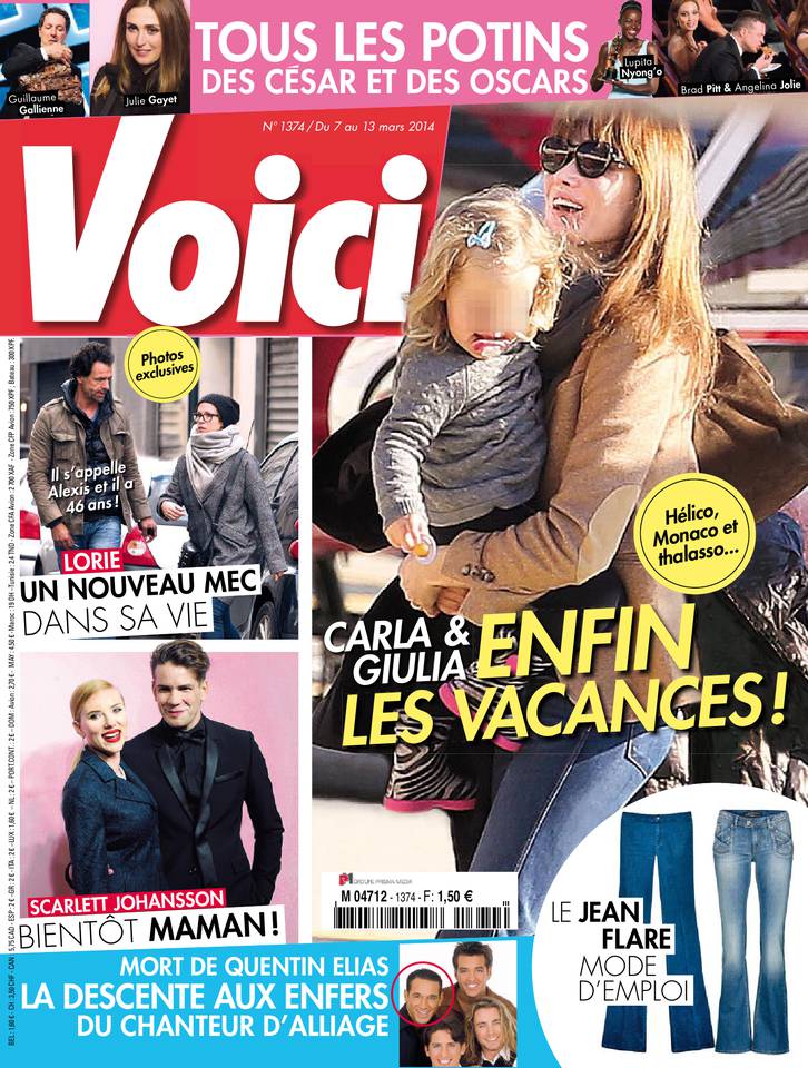 Voici 07 mars 2014 Voici N°1374 du 07 mars 2014 à télécharger sur iPad