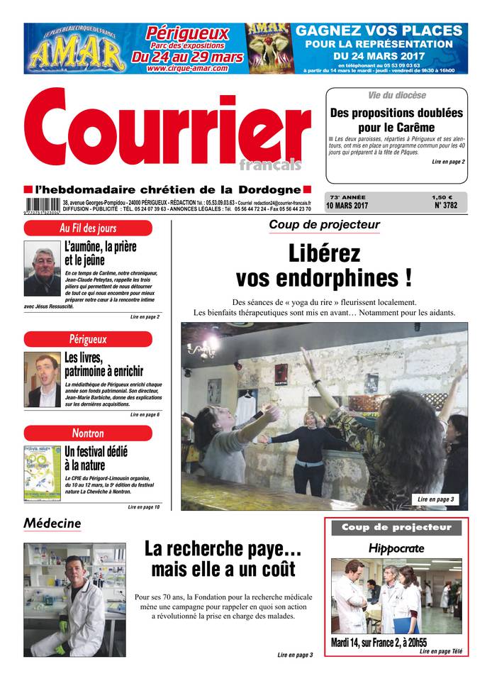 Courrier Français 10 mars 2017 Courrier Français du 10 mars 2017 à télécharger sur iPad