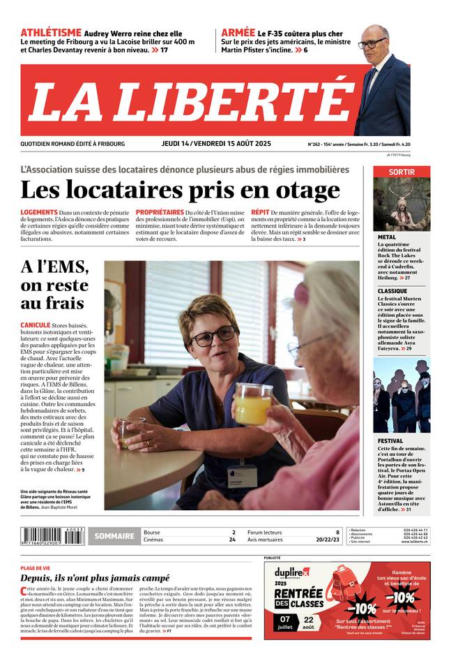 Couverture du magazine en date du 2025-08-14