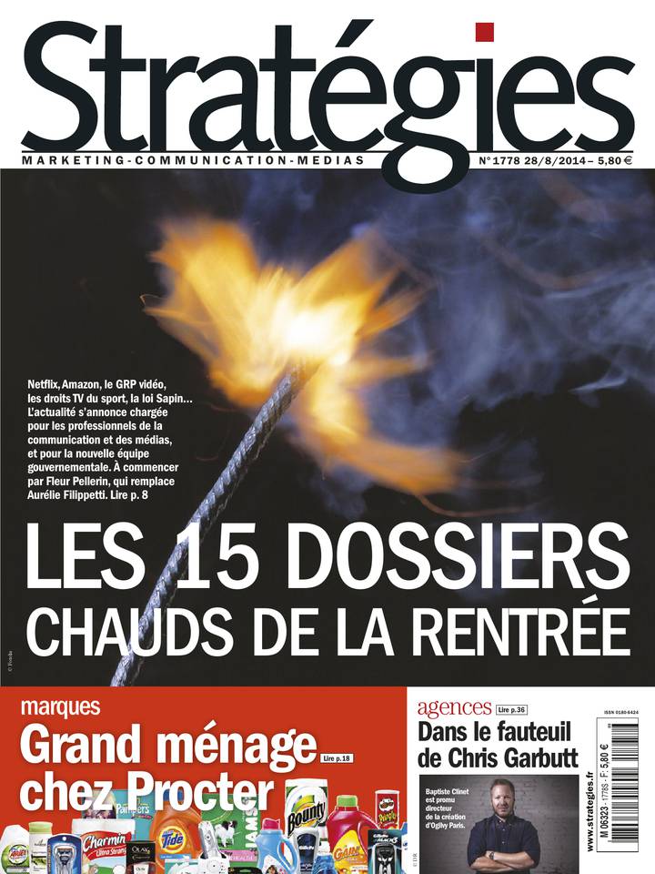 Stratégies 28 août 2014 Stratégies N°1778 du 28 août 2014 à télécharger sur iPad