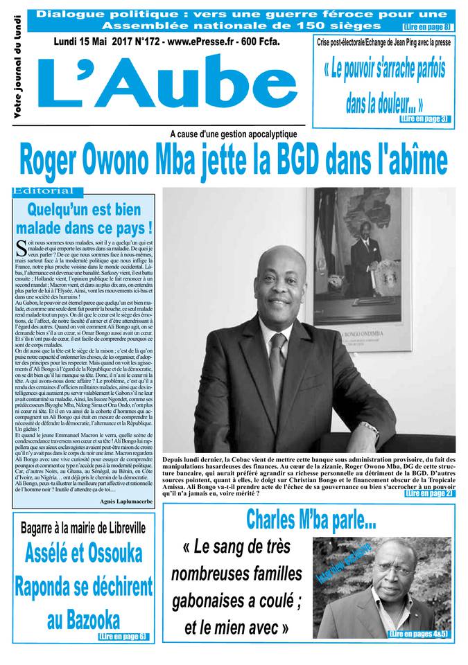 L'Aube 15 mai 2017 L'Aube N°172 du 15 mai 2017 à télécharger sur iPad