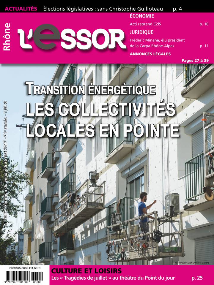 L'Essor RHONE 26 mai 2017 L'Essor RHONE du 26 mai 2017 à télécharger sur iPad