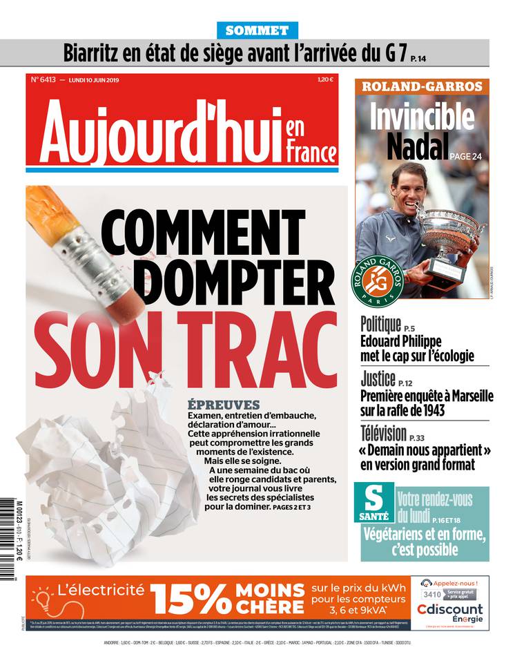 Aujourd'hui en France 10 juin 2019 Aujourd'hui en France du 10 juin 2019 à télécharger sur iPad