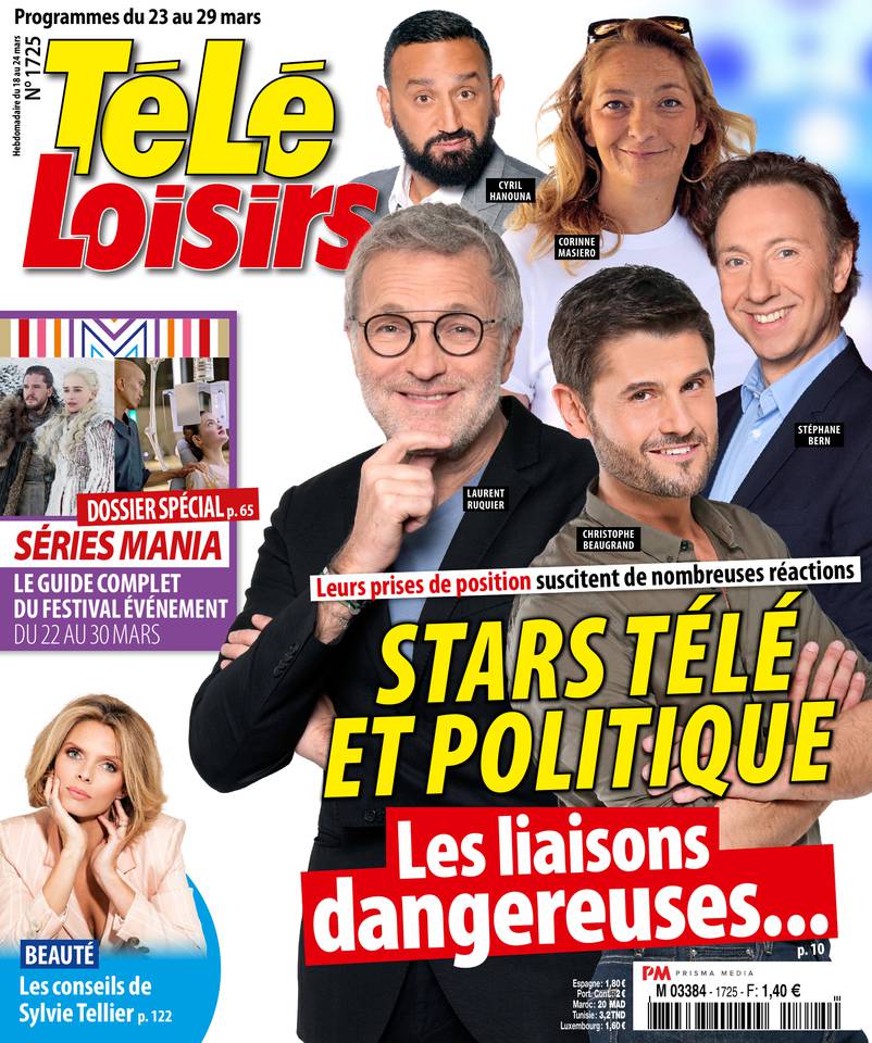 Télé Loisirs 18 mars 2019 Abonnement Télé Loisirs Pas Cher avec le BOUQUET ePresse.fr