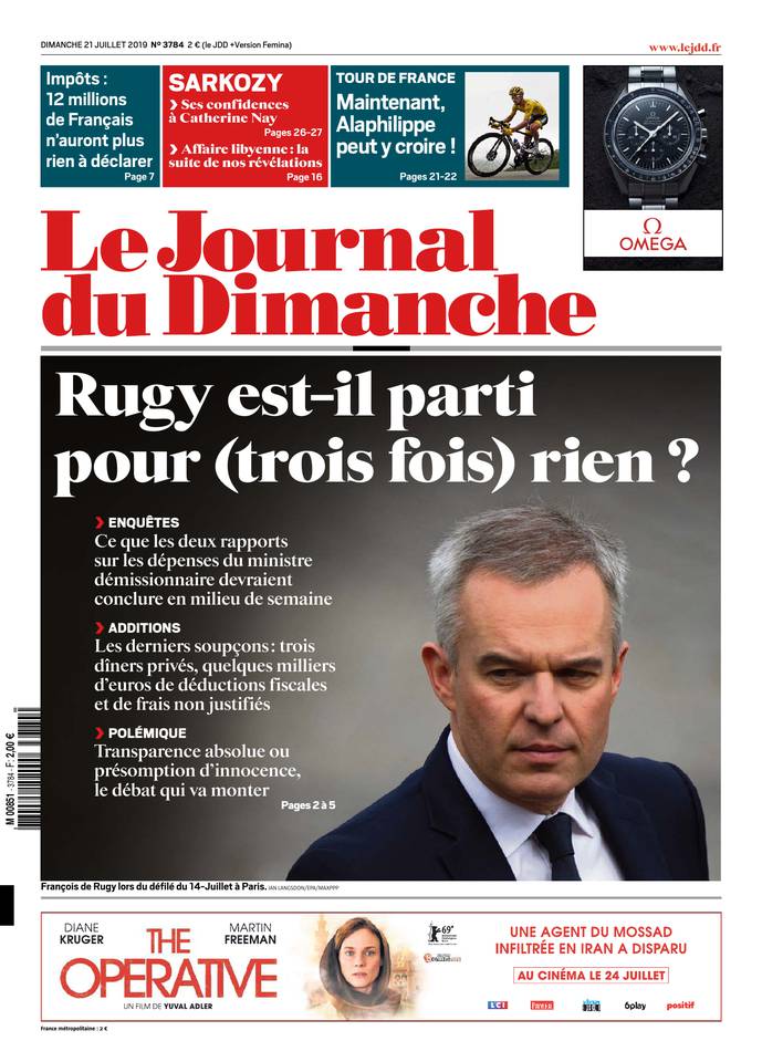 Le Journal du Dimanche 21 juillet 2019 Abonnement Journal du Dimanche Pas Cher avec le BOUQUET ePresse.fr