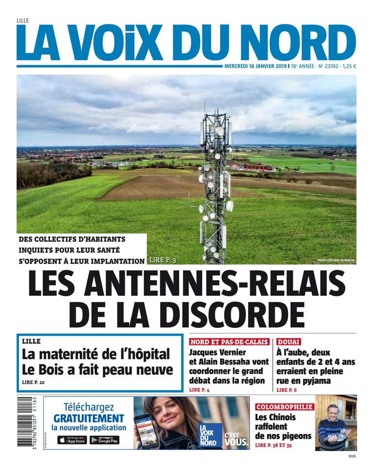 La Voix du Nord 16 janvier 2019 La Voix du Nord - Lille du 16 janvier 2019